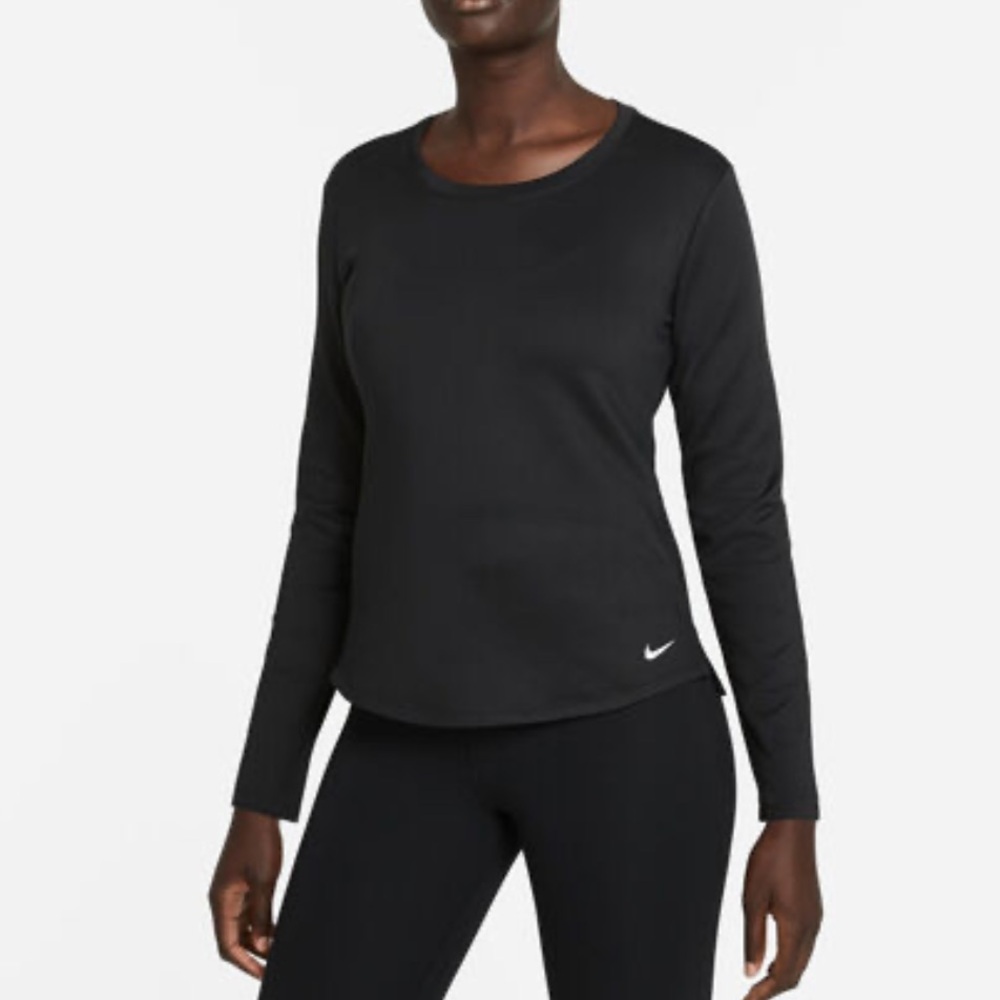 Nike Women's Black Therma-Fit Long Sleeve Running Shirt